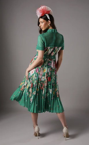 Coast green midi dress womens - coast,