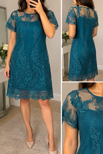 Coast blue floral lace - coast,