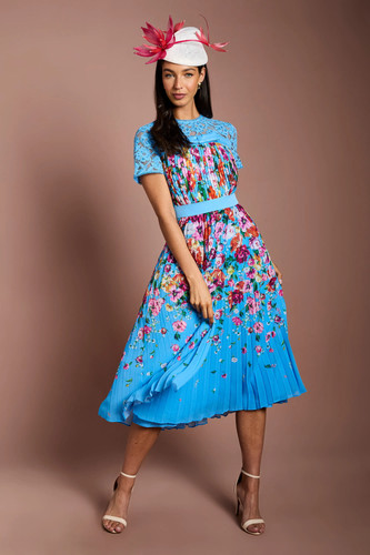 Coast blue midi dress - dress, womens