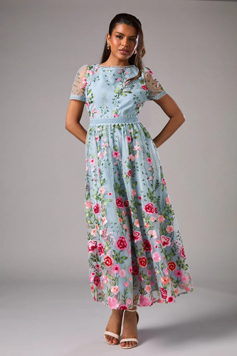 Coast blue fit flare - fit, &