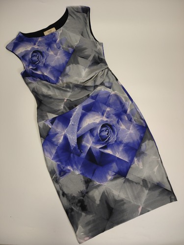 Coast petite blue rose - blue, floral