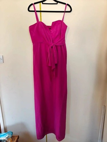 Coast hot pink strapless