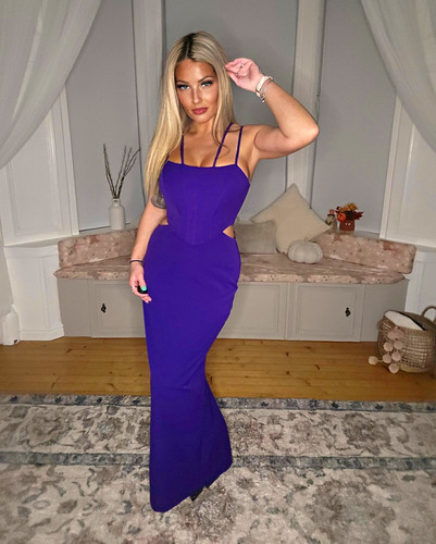 Coast purple cut out strappy - coast,