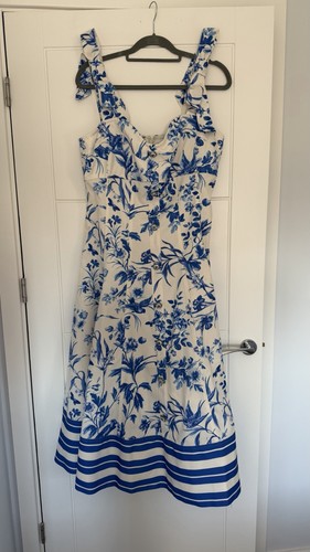 Blue floral women denim - blue, women's