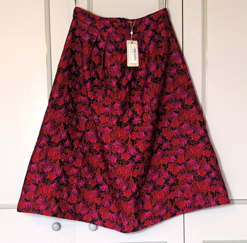 Coast floral jacquard line - jacquard, a-line