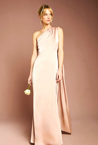 Coast mocha pink one shoulder - coast,