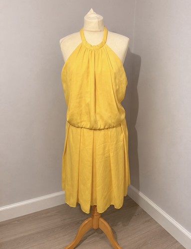 Coast tania yellow halterneck - yellow,