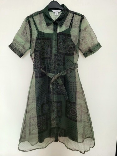 Coast green sheer shirt - green,