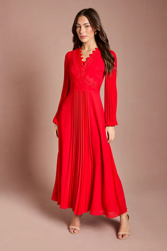 Coast flame red - maxi, dress