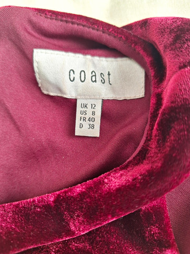 Coast burgundy velvet - coast,