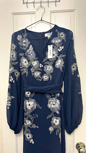Coast navy floral maxi dress - coast,