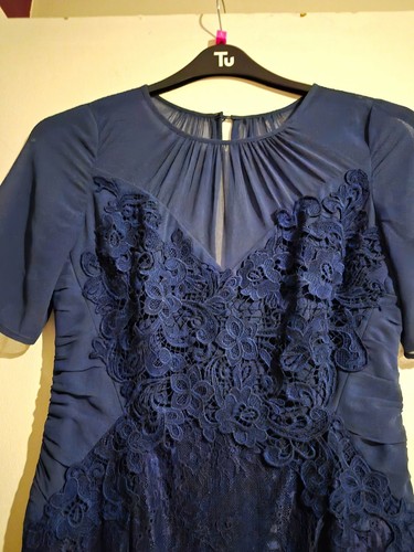Coast navy floral lace lined - navy,