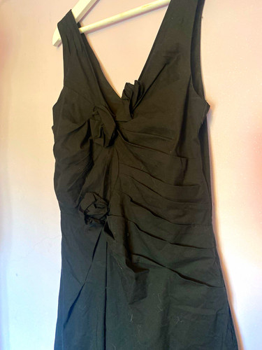 Coast black neck sleeveless - v-neck,