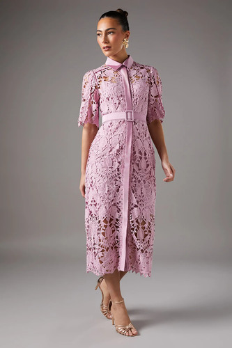 Coast lilac midi dress - coast,