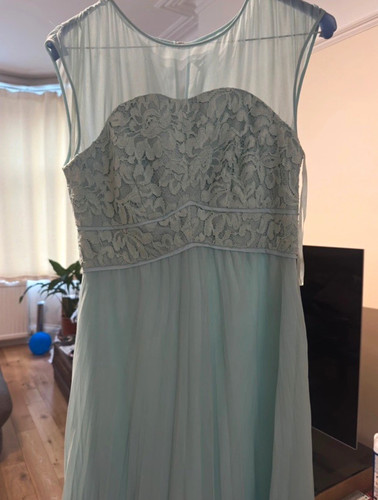 Coast blue sleeveless lace - blue,