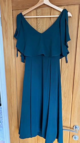 Coast teal shoulder ruffle - teal,
