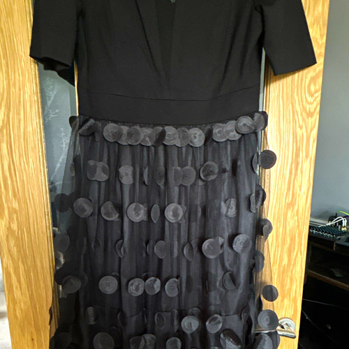 Coast black fit flare - fit,