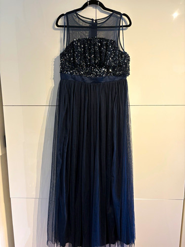 Coast navy sequin tulle - coast, lined