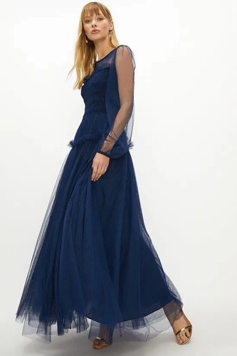 Coast navy blue long - coast, sleeve