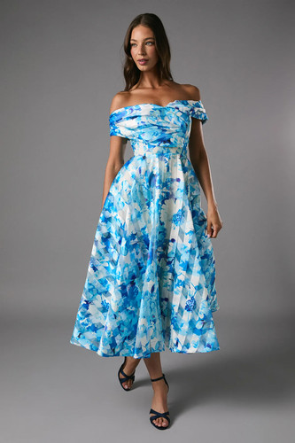 Coast blue midi - blue, dress