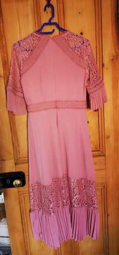 Coast insert midi dress blush - insert,