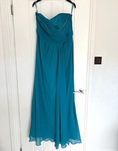 Coast blue chiffon pleated - coast,