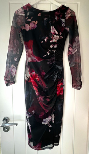 Coast floral mesh ruched - coast,