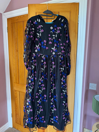 Coast black embroidered floral - coast,