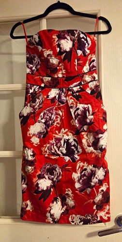 Coast floral satin spaghetti - coast,