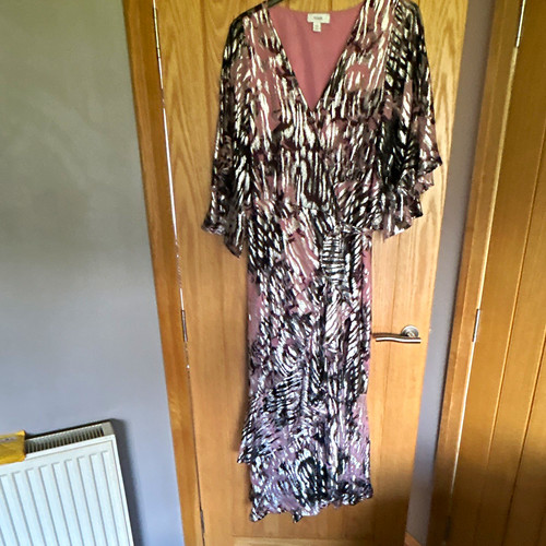 Coast animal print wrap neck - coast,