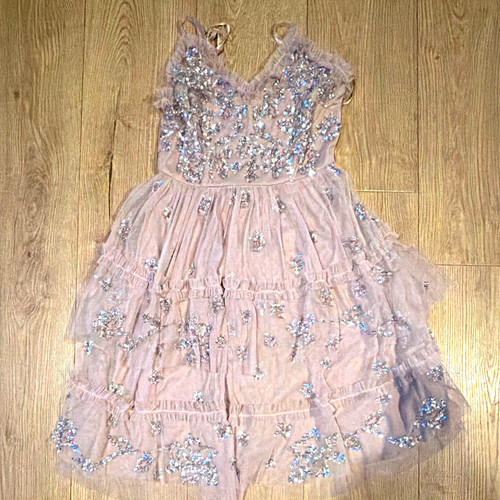 Coast pink sequin tulle mini - sequin,