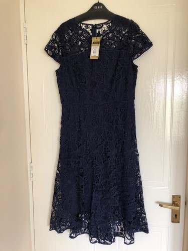 Beautiful navy blue lace - , dress