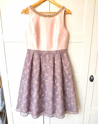 Coast pink grey beaded scoop - &,