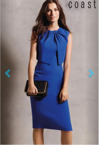 Coast cobalt blue shift - cobalt, dress