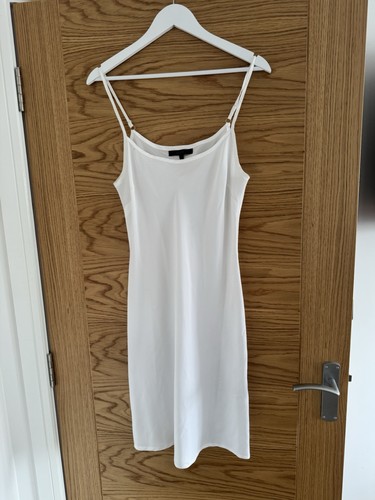 Coast white satin slip - white,